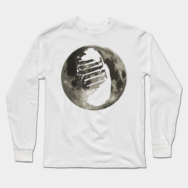 50th Anniversary Apollo 11 First Step Moon Landing T Shirt Long Sleeve T-Shirt by WildZeal